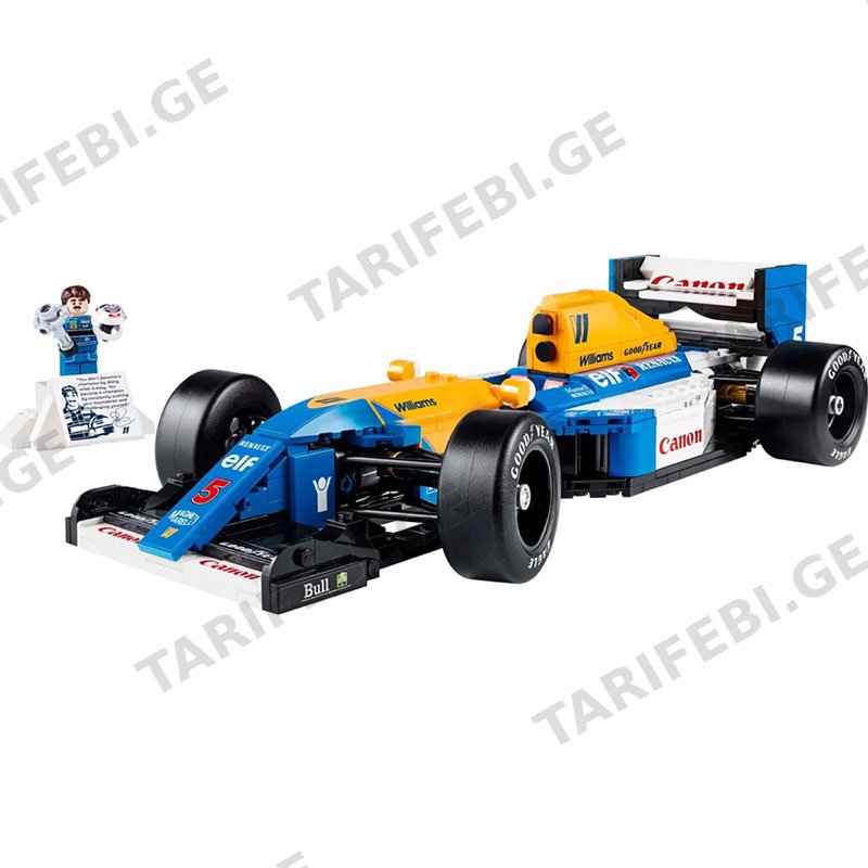 ასაწყობი კონსტრუქცია LEGO CONSTRUCTOR ICONS WILLIAMS RACING FW14B & NIGEL MANSELL