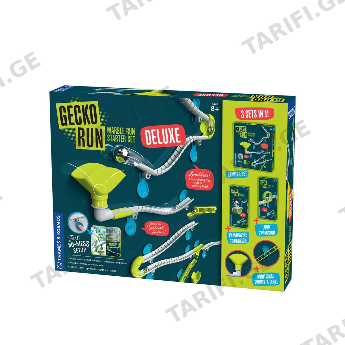 ასაწყობი ლაბირინთი Gecko Run: Deluxe Kit Thames & Kosmos-356744