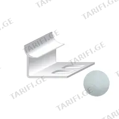 შიდა კუთხე ფილის Salag PVC 9/2500 მმ Marm. თეთრი კლდე