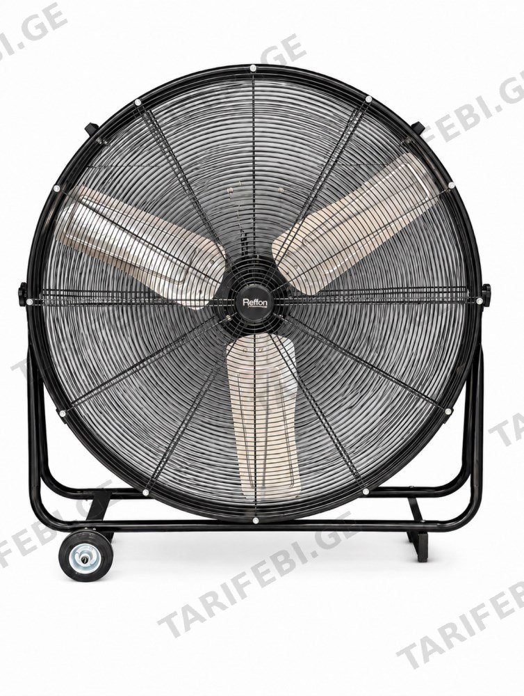 ვენტილატორი  Reffon FE-90H-B-BK 500W შავი ლითონი