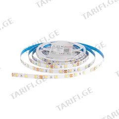 ლენტი LED ACK 4000K 7W 12V 4040 Double 5მ IP20