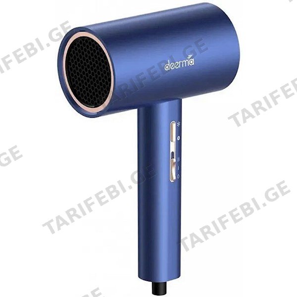 თმის საშრობი Xiaomi Deerma DEM-CF15W, 2000W, Hair Dryer, Blue
