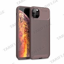 კარბონის ქეისი iPhone 11 Pro Focus Carbon Case - ყავისფერი