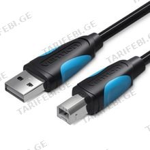 VENTION VAS-A16-B1000 USB2.0 A Male/B Male 10მ პრინტერის კაბელი