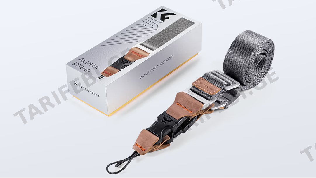 აპარატის საკიდი თოკი K&F Concept, Camera Shoulder Strap (Grey)