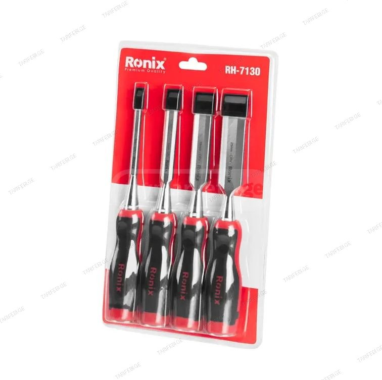 ხის საჭრეთელების ნაკრები Ronix RH-7130, 4ც