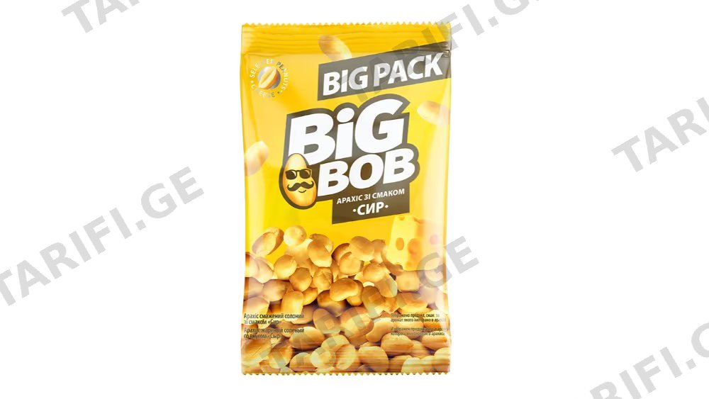 BIG BOB არაქისი ყველის არომატით 120გრ