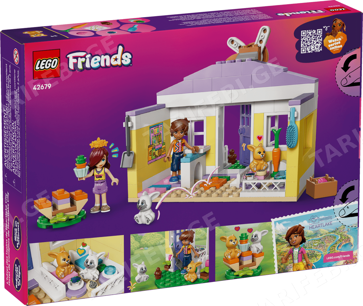 ასაწყობი კონსტრუქცია HEARTLAKE CITY BUNNY HOTEL 42679 | FRIENDS