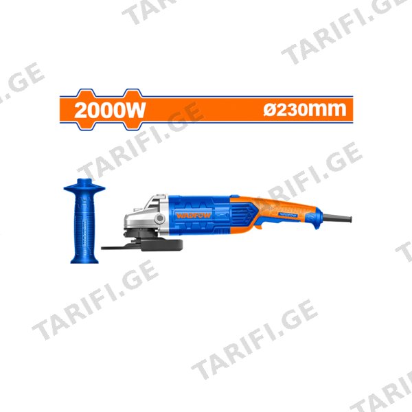 ელექტრო კუთხსახეხი 2000W-230 მმ (WAG852001) WADFOW