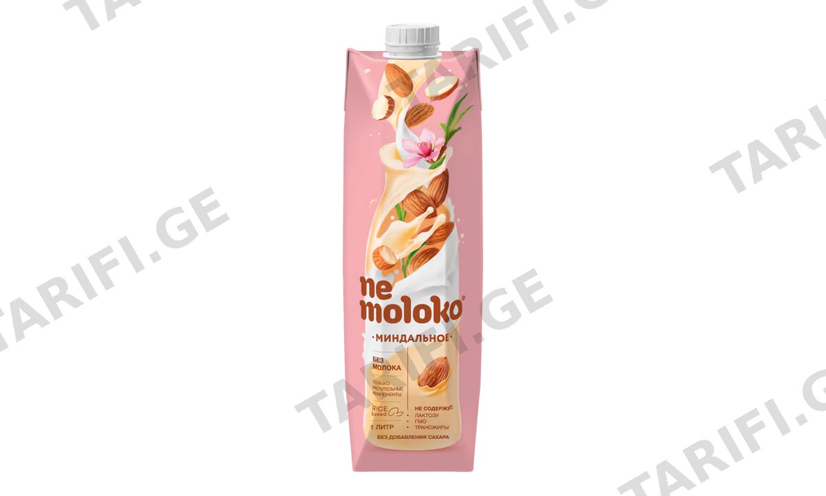 მცენარეული სასმელი "Nemoloko" ნუშის 1ლ