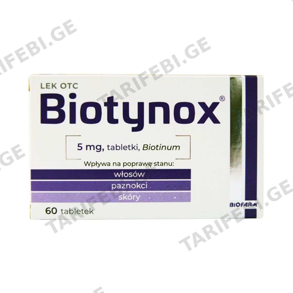 ბიოტინოქსი - Biotynox 5მგ 30 ტაბლეტი
