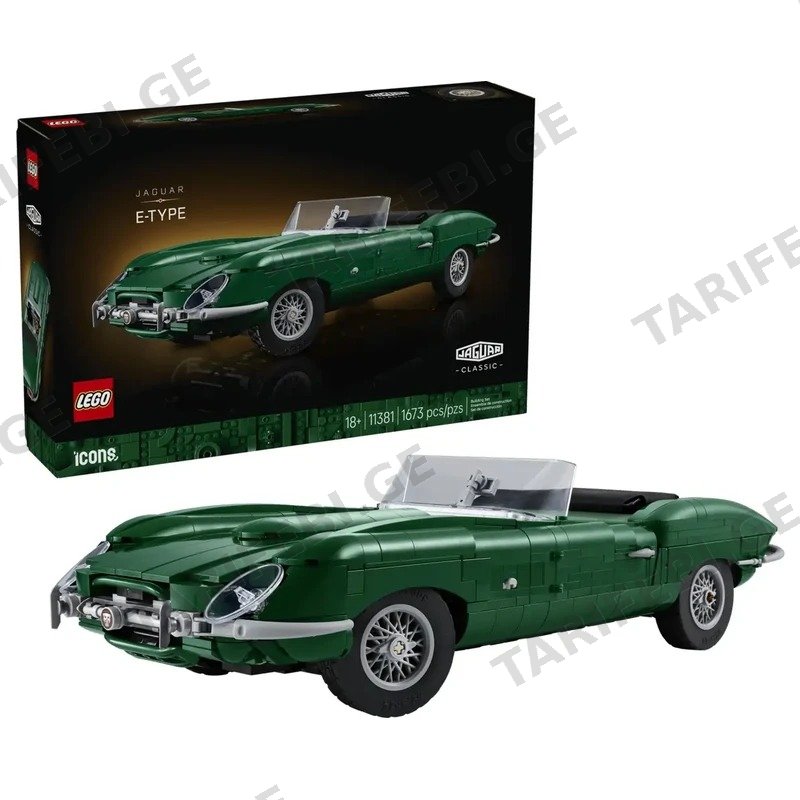 კონსტრუქტორი LEGO ICONS 11381 JAGUAR E-TYPE, 1673 ნაწილი