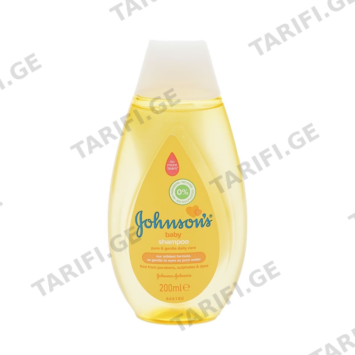 ბავშვის შამპუნი 200მლ 7668 ჯონსონს ბეიბი - Johnsons baby