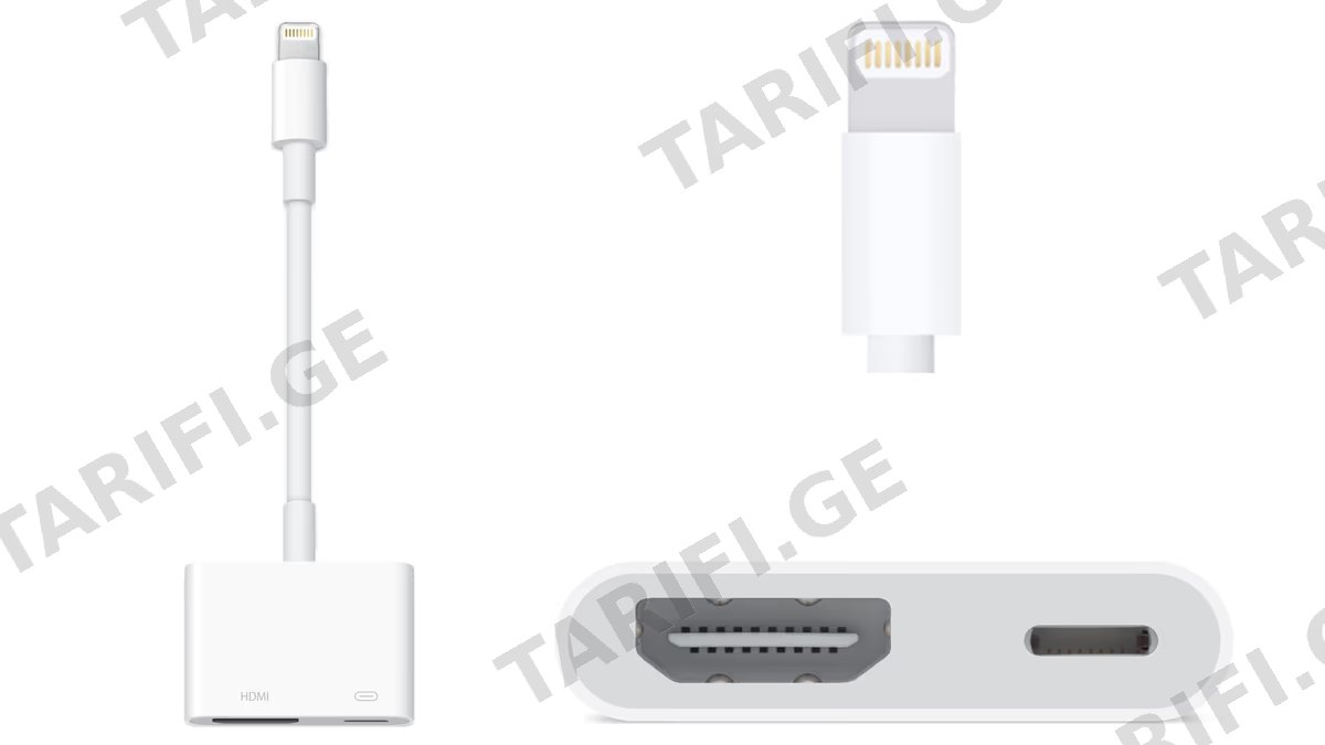 Apple Lightning Digital AV Adapter. Original MW2P3AM/A