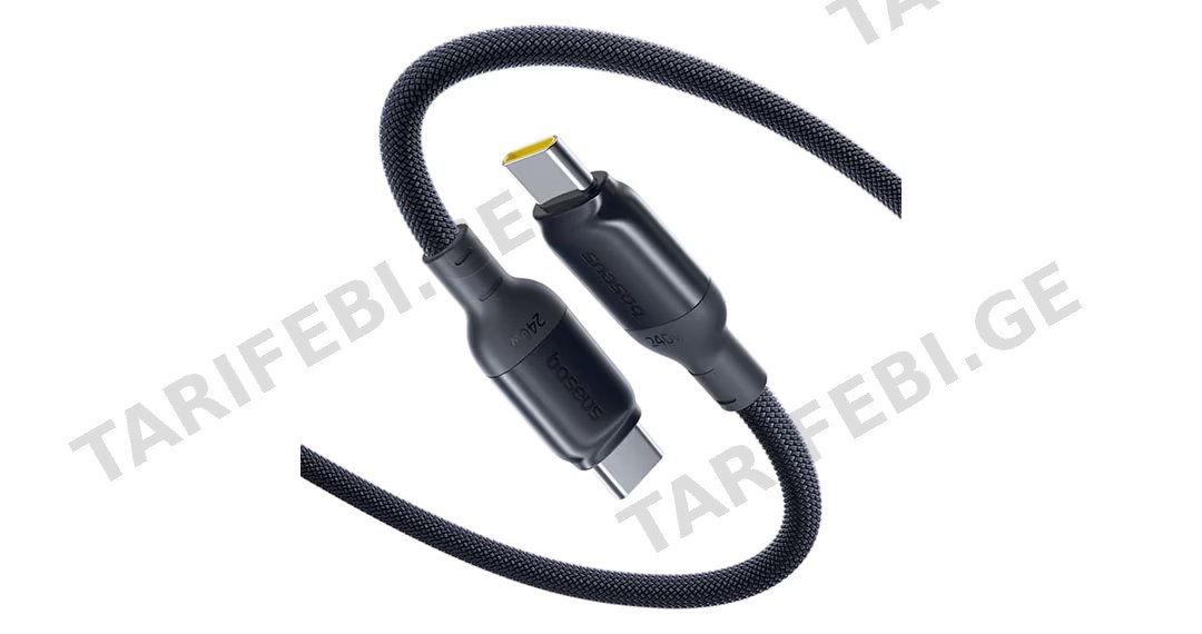Baseus PicoGo Fast Charging Data Cable USB-C to USB-C 240W 2m Cosmic Black E0423301