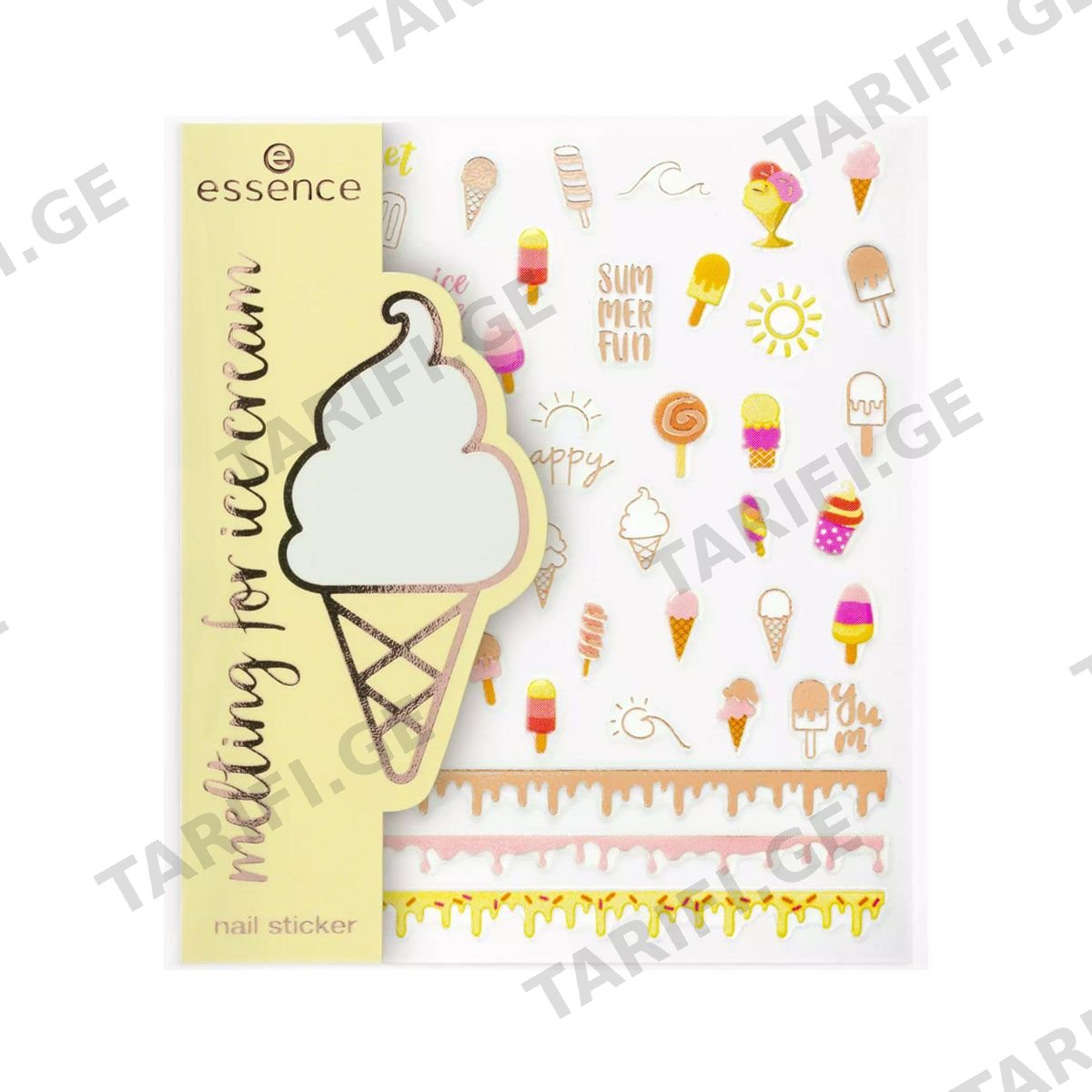 ფრჩხილის სტიკერები Ice Cream 01 1050 ესენსი - Essence