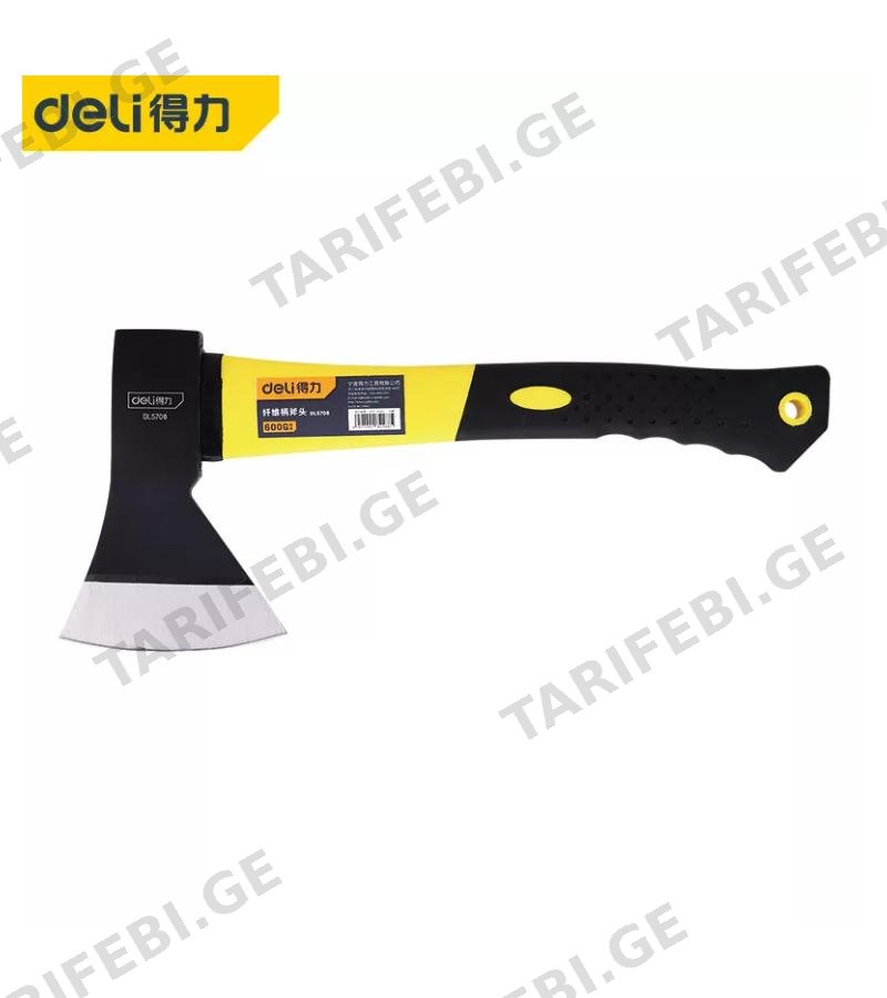 ნაჯახი 600გრ DL5708 მწარ. deli