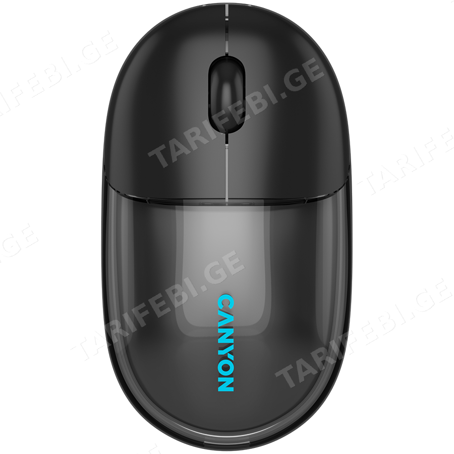 CANYON mouse OnClick 24 BT/ Wireless Transparent/Black