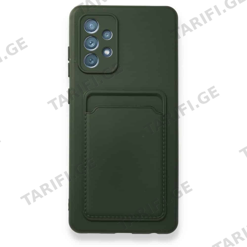 ბარათის ჩასადებით სილიკონის ქეისი Samsung Galaxy A53 Kelvin Case