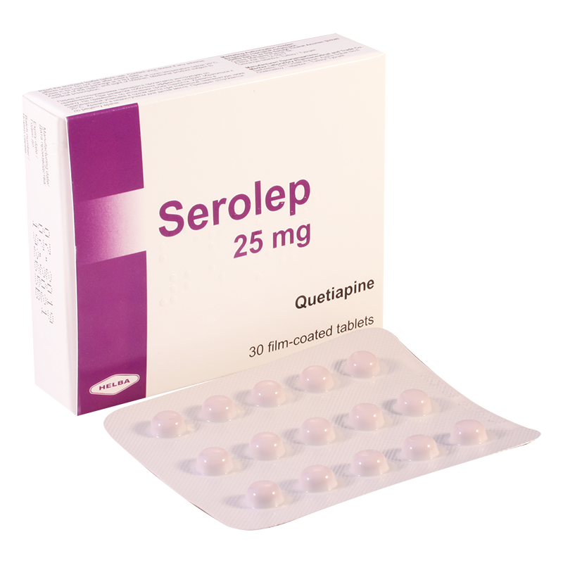 სეროლეპი 25მგ #30ტ