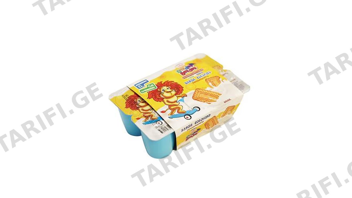 ხაჭოს დესერტი / ლოკო მოკო / ორცხობილით / 6X40 გრ