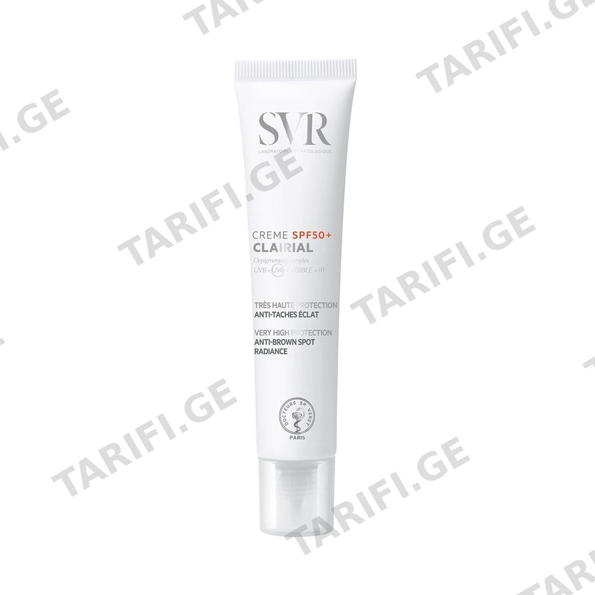 სახის კრემი Spf50+ 40მლ Clairial 3037 ესვიერი - Svr