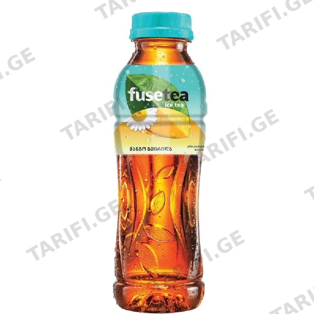 ცივი ჩაი ''fuse Tea'' პეტი მანგო-გვირილა 0,5 L