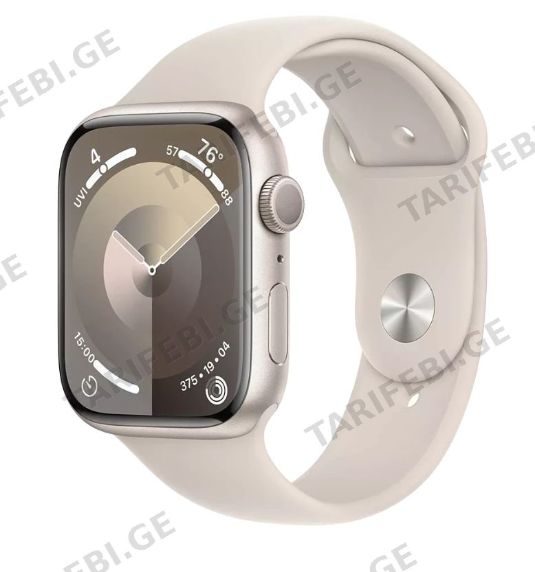 სმარტ საათი Apple Watch Series 9 GPS 45mm Starlight MR973QI/A