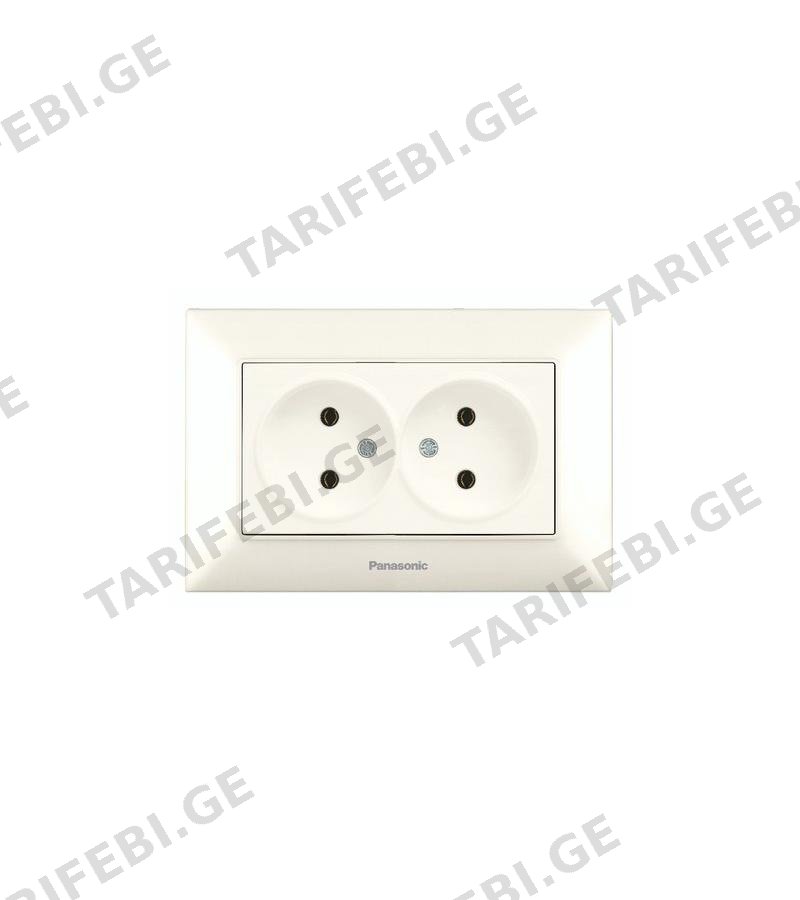 როზეტი PANASONIC ARKEDIA SLIM 2-ნი კრემი