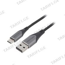 VENTION CODHG USB-C to USB 2.0-A Cable 1.5M Gray Aluminum Alloy Type，3A