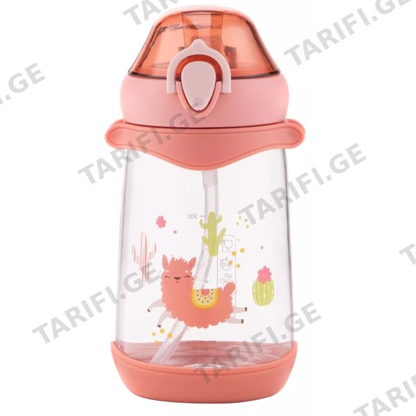 წყლის ბოთლი Ardesto AR2250PL Llama, 500ml, Water Bottle, Pink