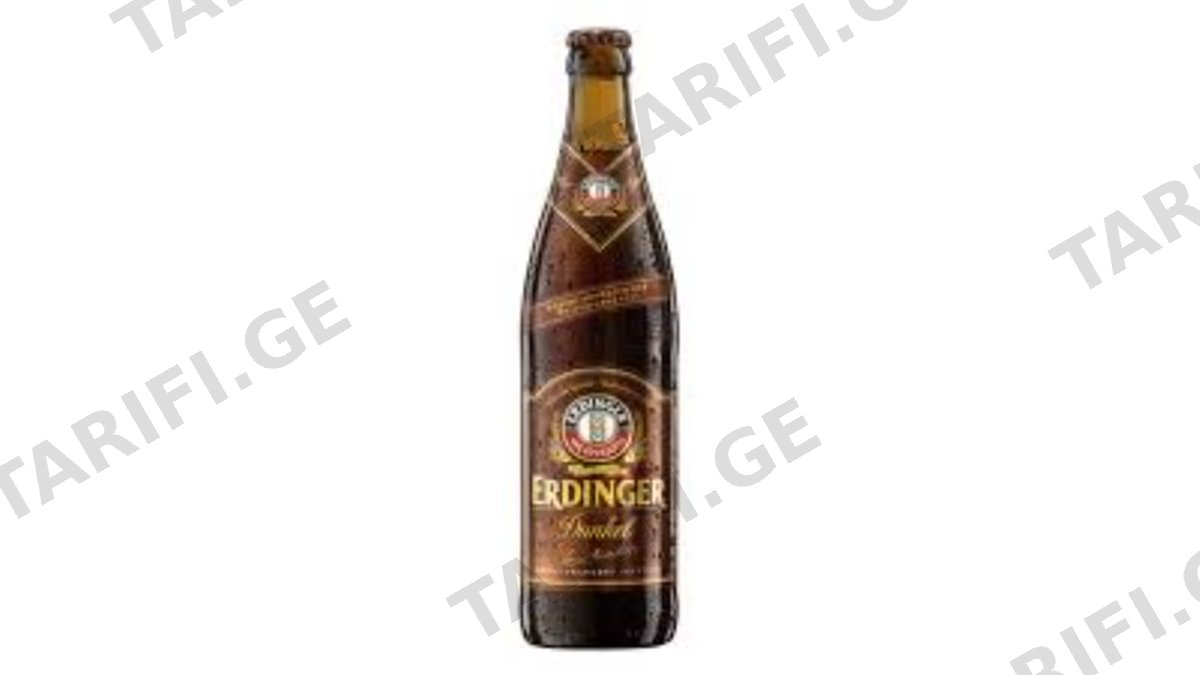 ERDINGER - მუქი ლუდი 0,33 ლ 12ც/ყ