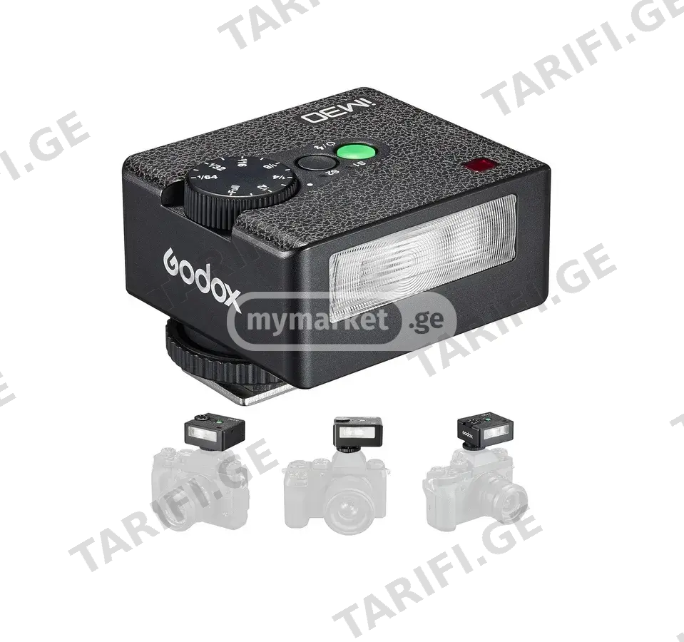 Godox iM30 Mini Flash კამერის ფლეშ განათება