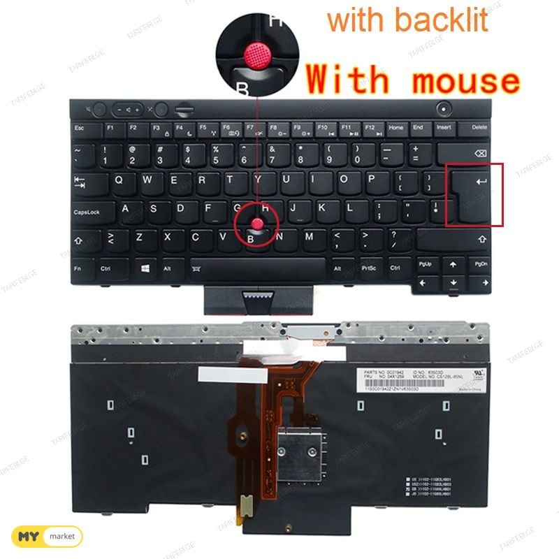 IBM Lenovo thinkpad T430 L430 W530 L530 X230 T530 keyboard