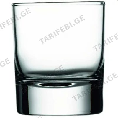 ვისკის ჭიქა PASABAHCE 942435 (215 მლ, 6 ც)