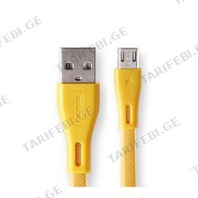 REMAX Full Speed Pro Data Cable 1M RC-090m for Micro USB Gold