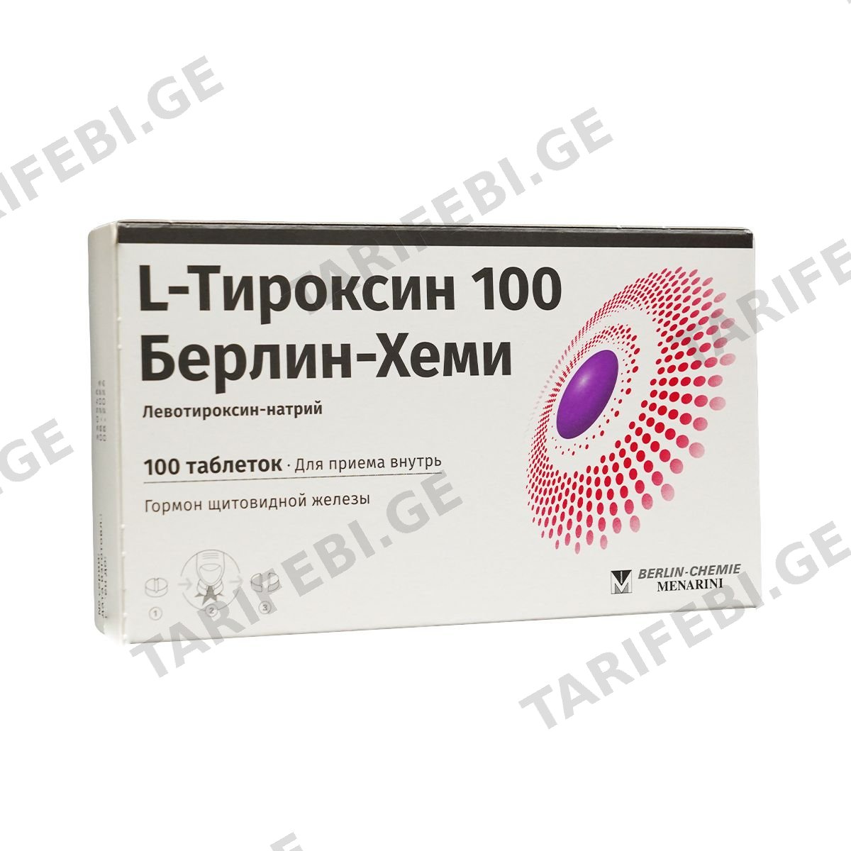 ლ-თიროქსინი - L-Thyroxin 100მკგ 100 ტაბლეტი