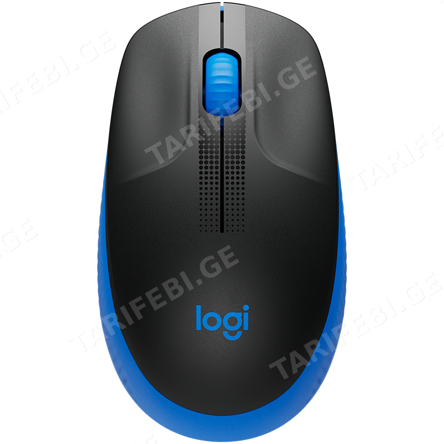 LOGITECH M190 Full-size wireless mouse - BLUE - 2.4GHZ - EMEA - M190