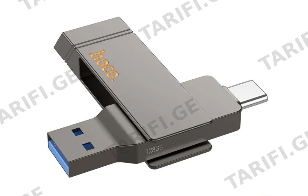 USB ფლეშ მეხსიერება Hoco UD15 128GB Clever USB3.2 Type-C Flash Drive