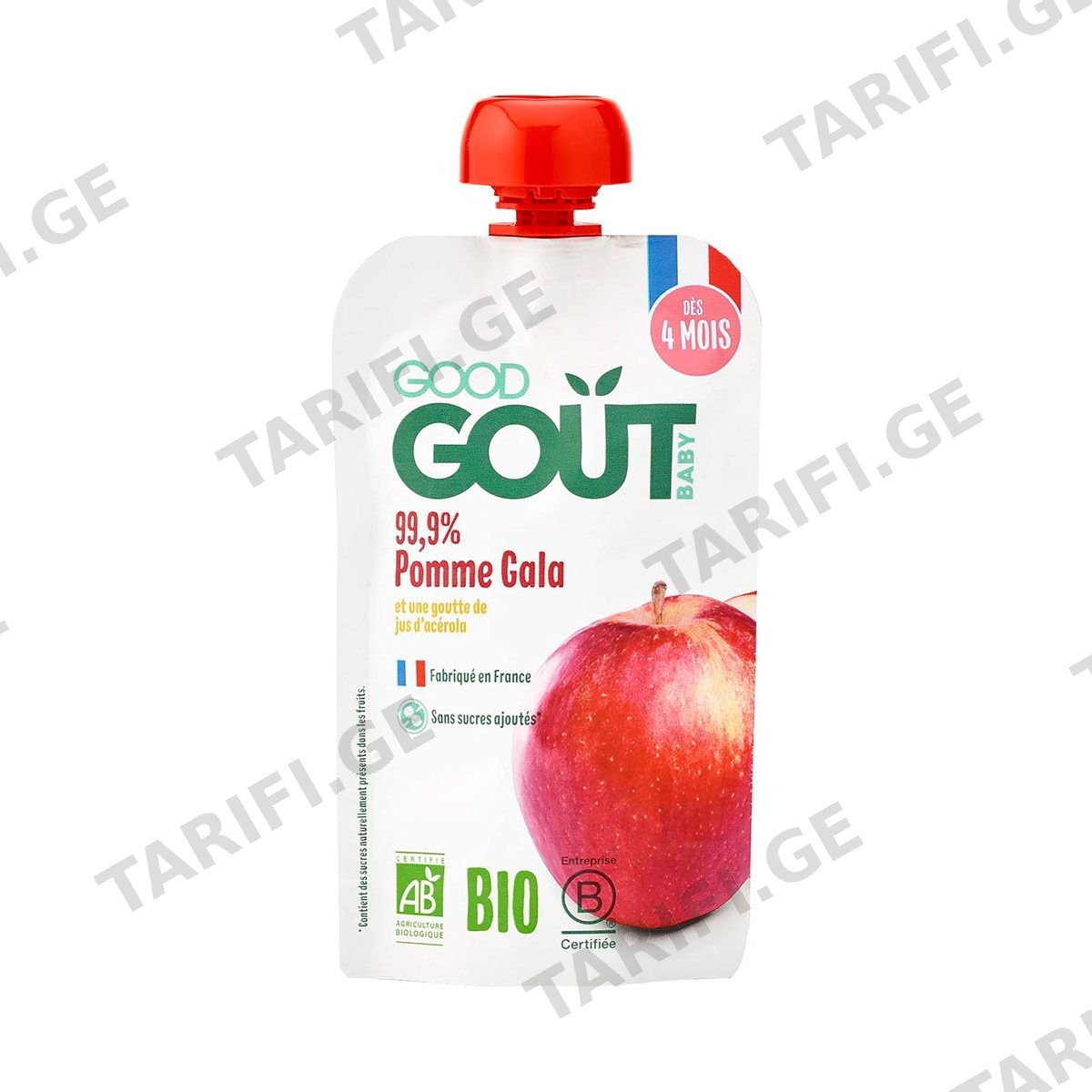 პაუჩი ვაშლი 120გრ. 7227 გუდ გოუტი - Good Gout