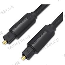 VENTION BAEBF Optical Fiber Audio Cable 1M Black