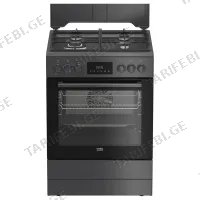 კომბინირებული გაზქურა BEKO FBSM62320SAC 72ლ ანტრაციტისფერი