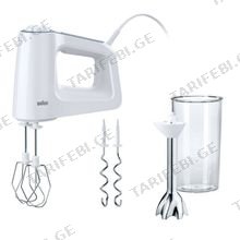 BRAUN HM3107WH ხელის მიქსერი
