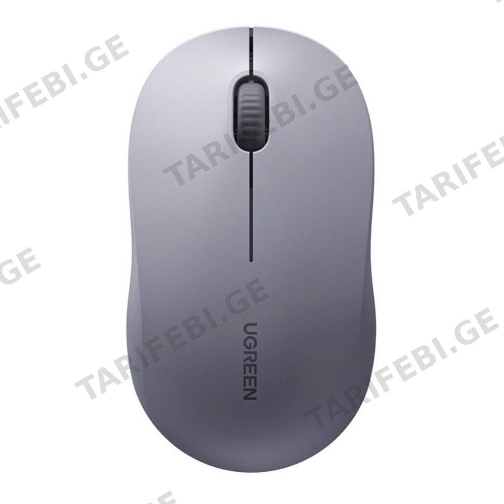 მაუსი UGREEN M331 (65892) Multi-mode, Wireless, Bluetooth, USB, Mouse, Grey