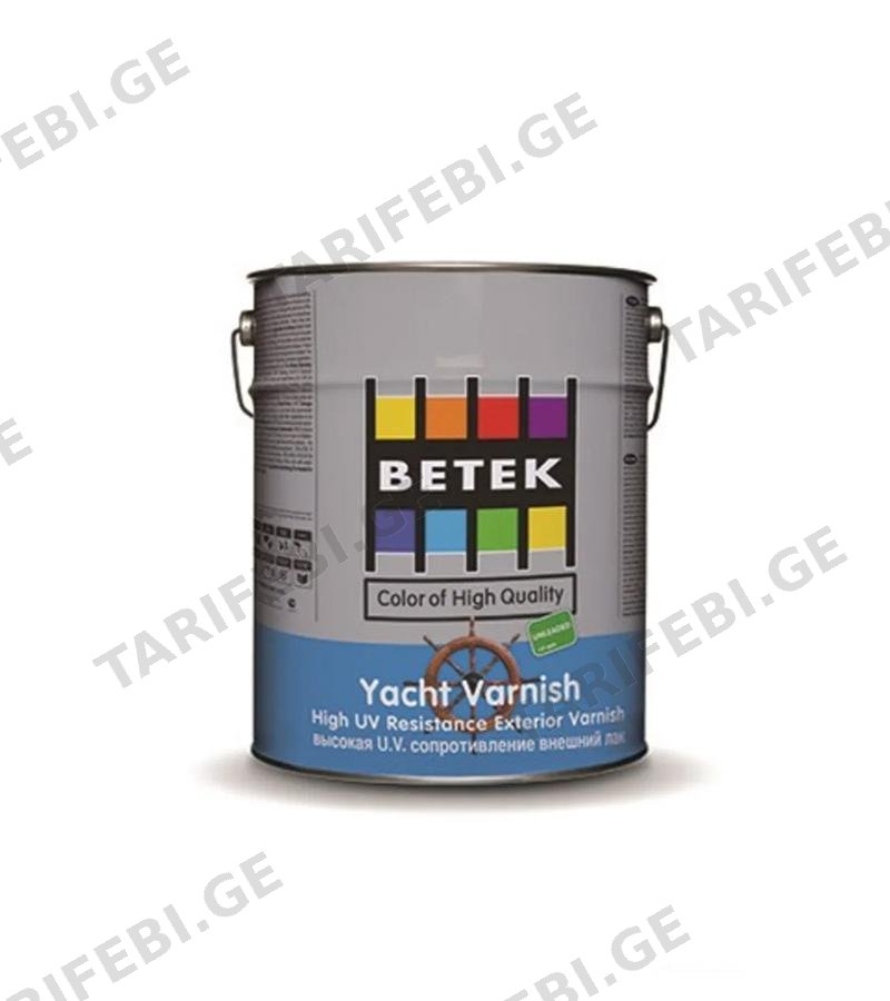 ლაკი Betek Yacht Varnish 15ლტ