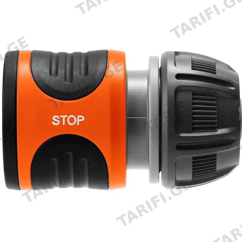 შლანგის კონექტორი სტოპით GARDENA WATER STOP 19 MM (3/4")