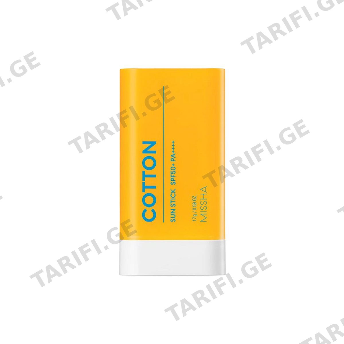 მზისგან დამცავი Cotton სტიკი SPF50+ 0010 მისშა - Missha
