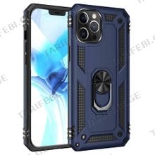iPhone 12 Pro Sofia Ring Case სილიკონის ქეისი ბეჭდით - მუქი ლურჯი