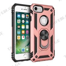 iPhone 8 Sofia Ring Case სილიკონის ქეისი ბეჭდით - ვარდი