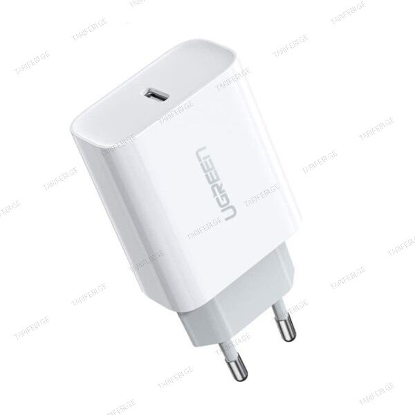 UGREEN Fast Charging  Adapter with PD 20W EU White/60450
